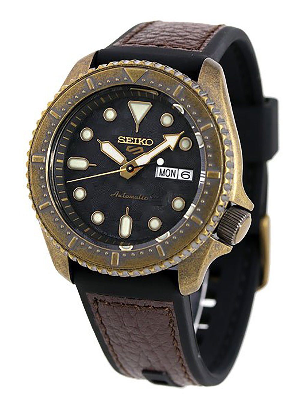 SEIKO 5 Sports Automatic Watch SBSA072 - Japanese Made Stainless Steel Dive Watch for Men | Perfect for Diving, Swimming & Everyday Wear