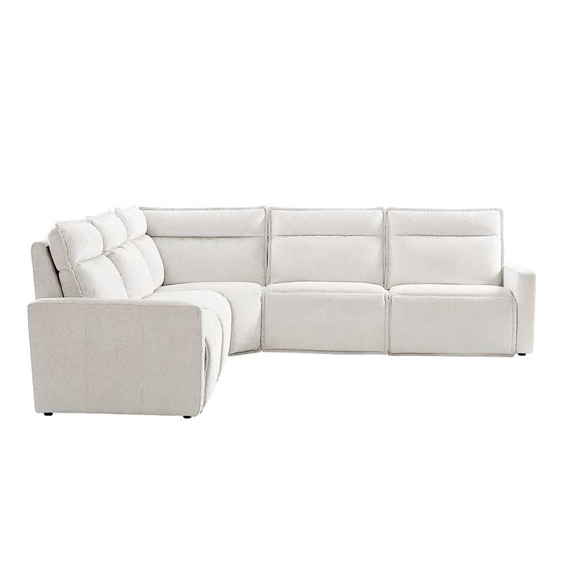 Essentia Power Reclining Corner Sofa - Easy Care Fabric Sectional Couch with USB Charging for Living Room, Home Theater & Family Room Comfort