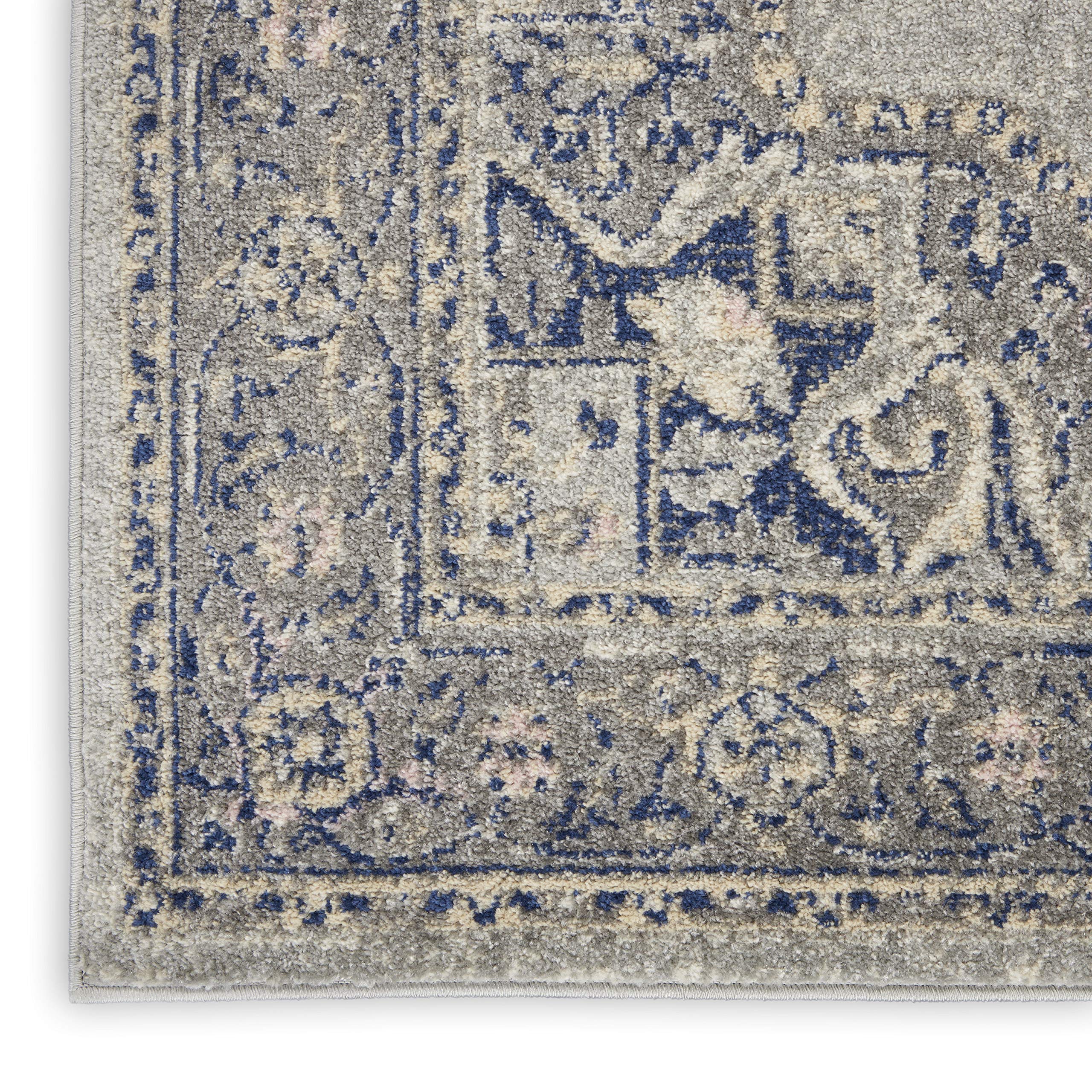 Nourison Tranquil Persian Grey/Navy 8'10