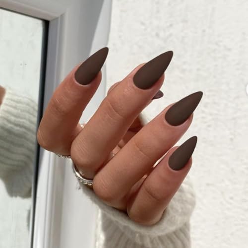 almond matte brown