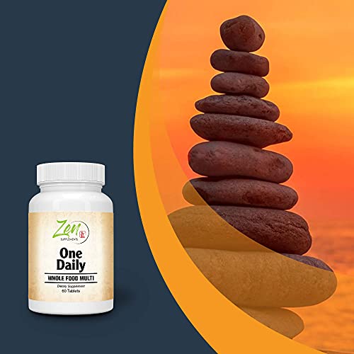 Best Daily Multivitamin for Men & Women - Whole Food Immunity Vitamins with B6, Folic Acid & Super B Complex - 60 Tablets - Supports Energy, Immune System & Overall Health (Great for Busy Professionals & Active Lifestyles)