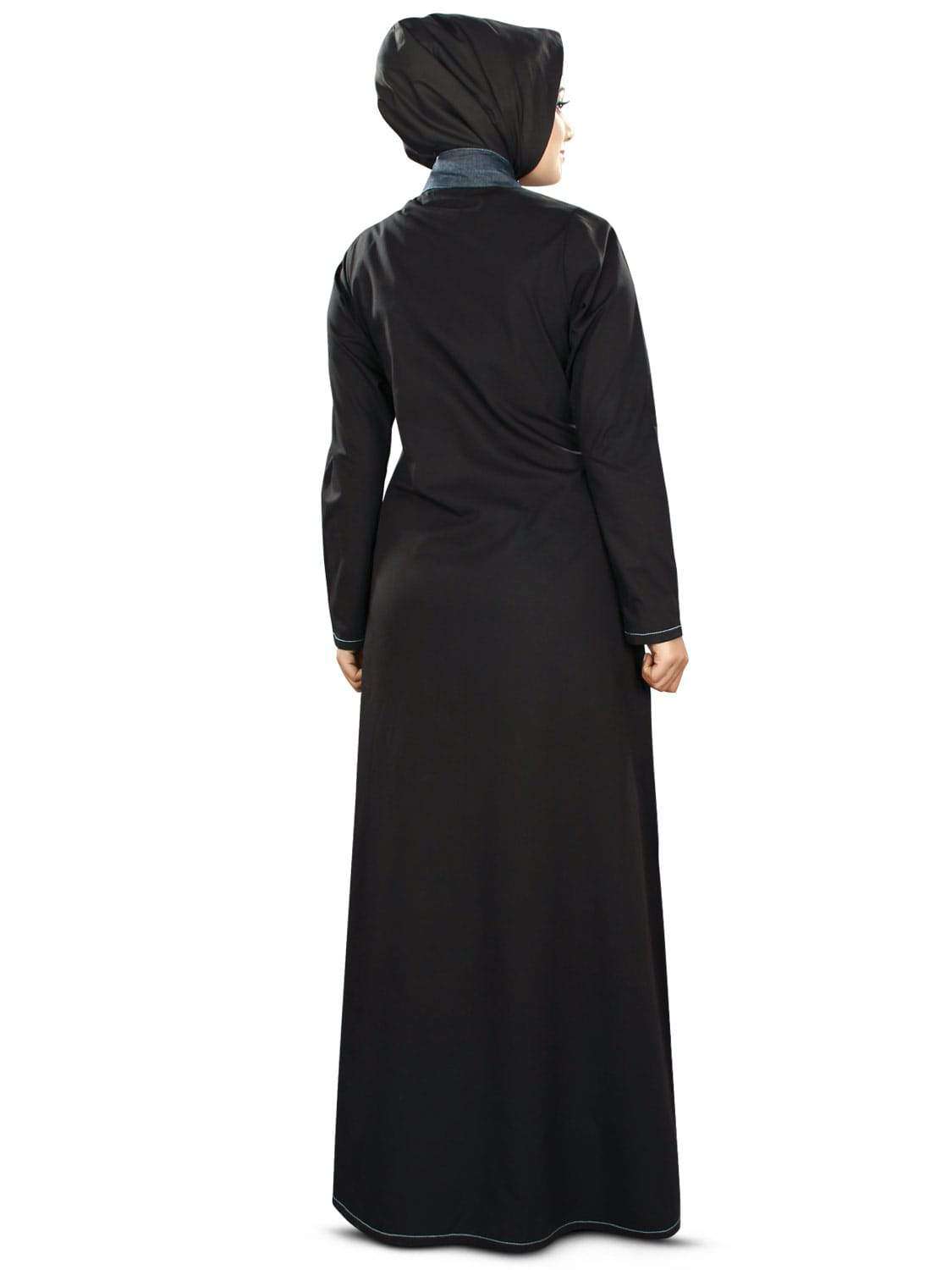 Elegant Maahnoor Abaya for Women - Modest Islamic Dress for Prayer, Mosque & Special Occasions