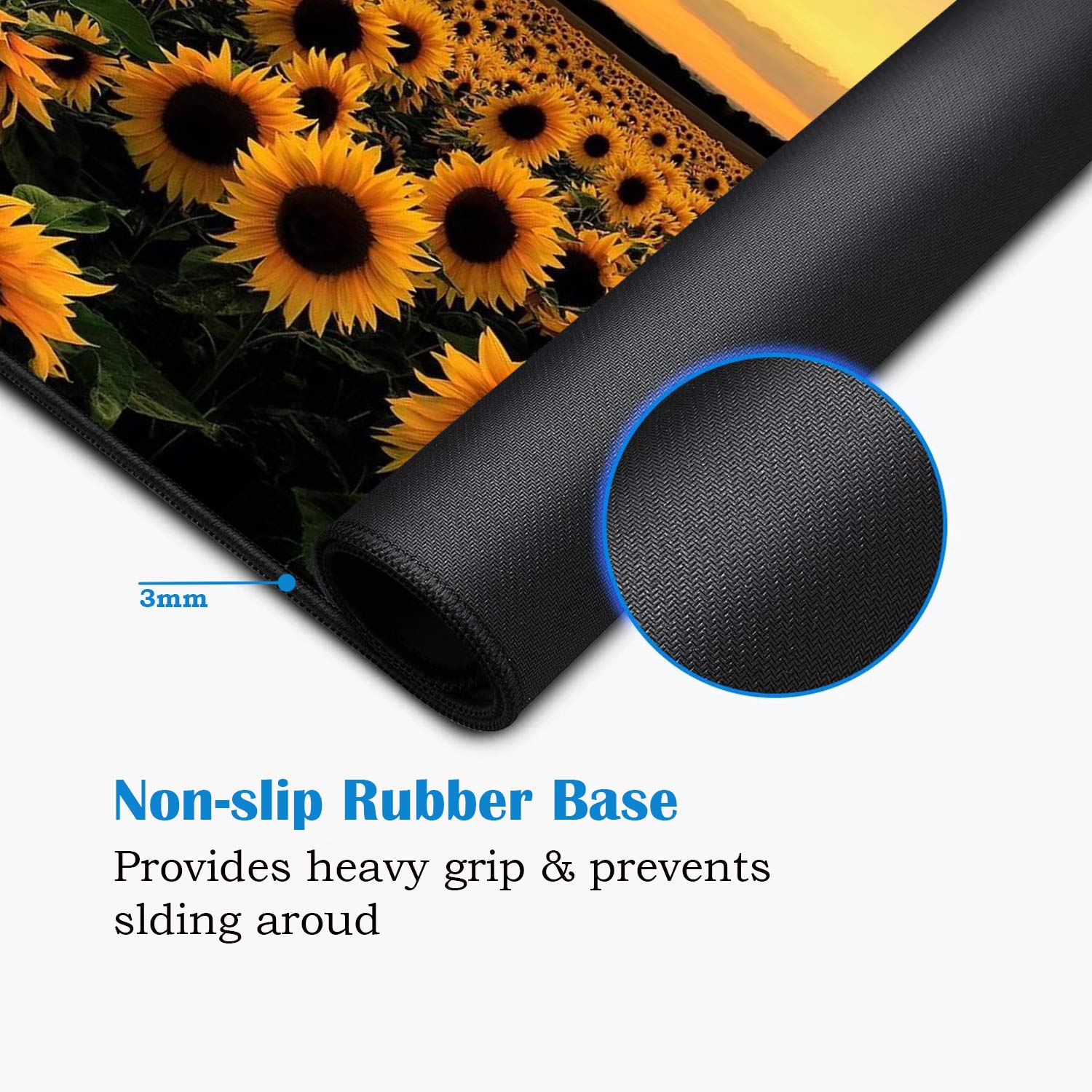 XXL Gaming Mouse Pad with Coasters Set - 35.4