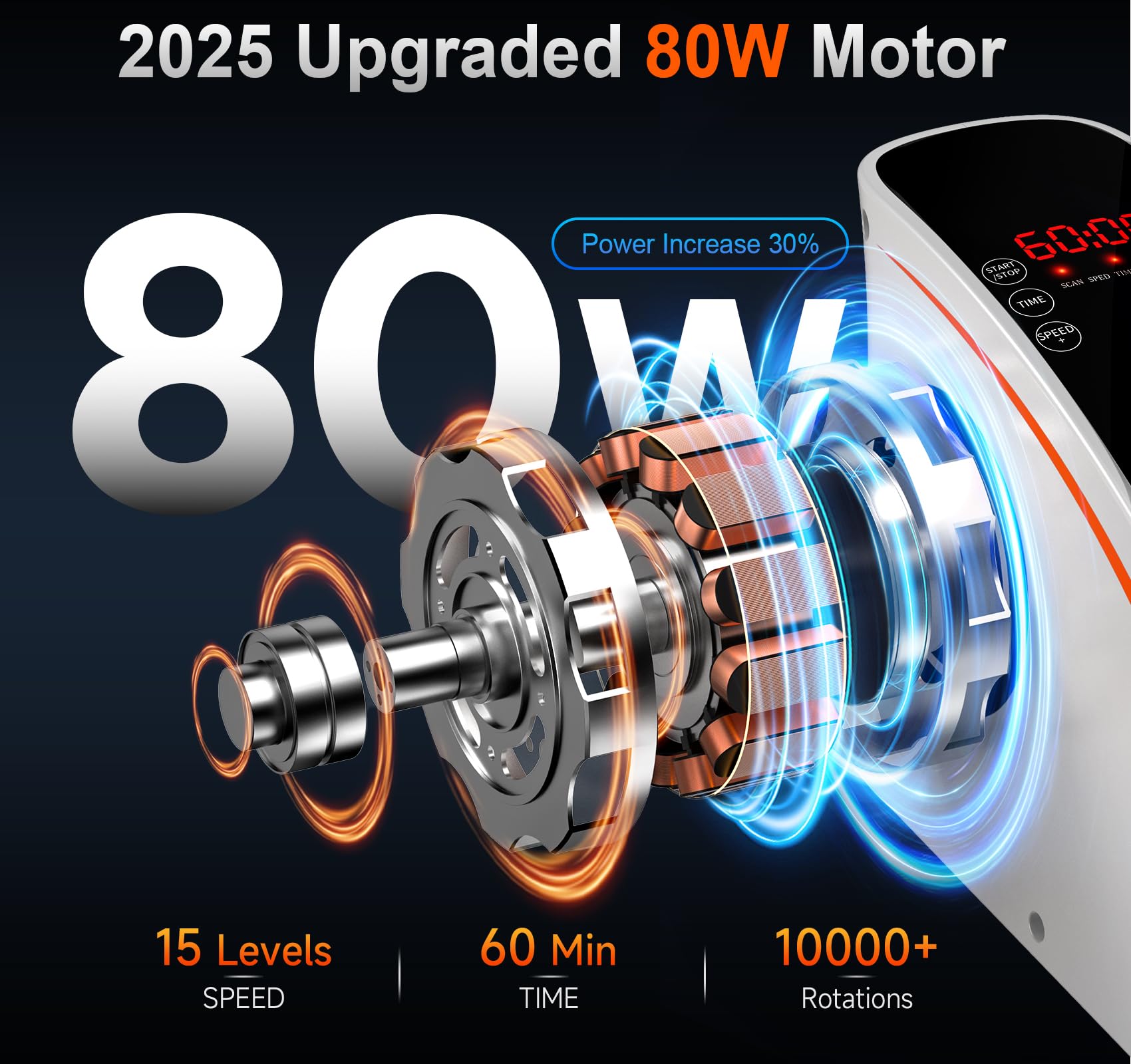 Under Desk Elliptical Machine - 15 Adjustable Speed Quiet Leg Exerciser for Seniors & Office Workers | Forward/Reverse Motion with LED Display & Remote Control | Perfect for Home Office, Physical Therapy & Sedentary Lifestyle