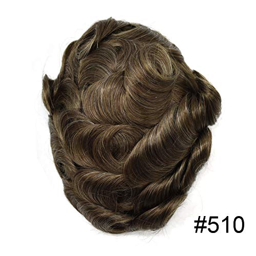 #510 #5 Medium Light Brown With 10% Synthetic Grey-110% Light To Medium Density