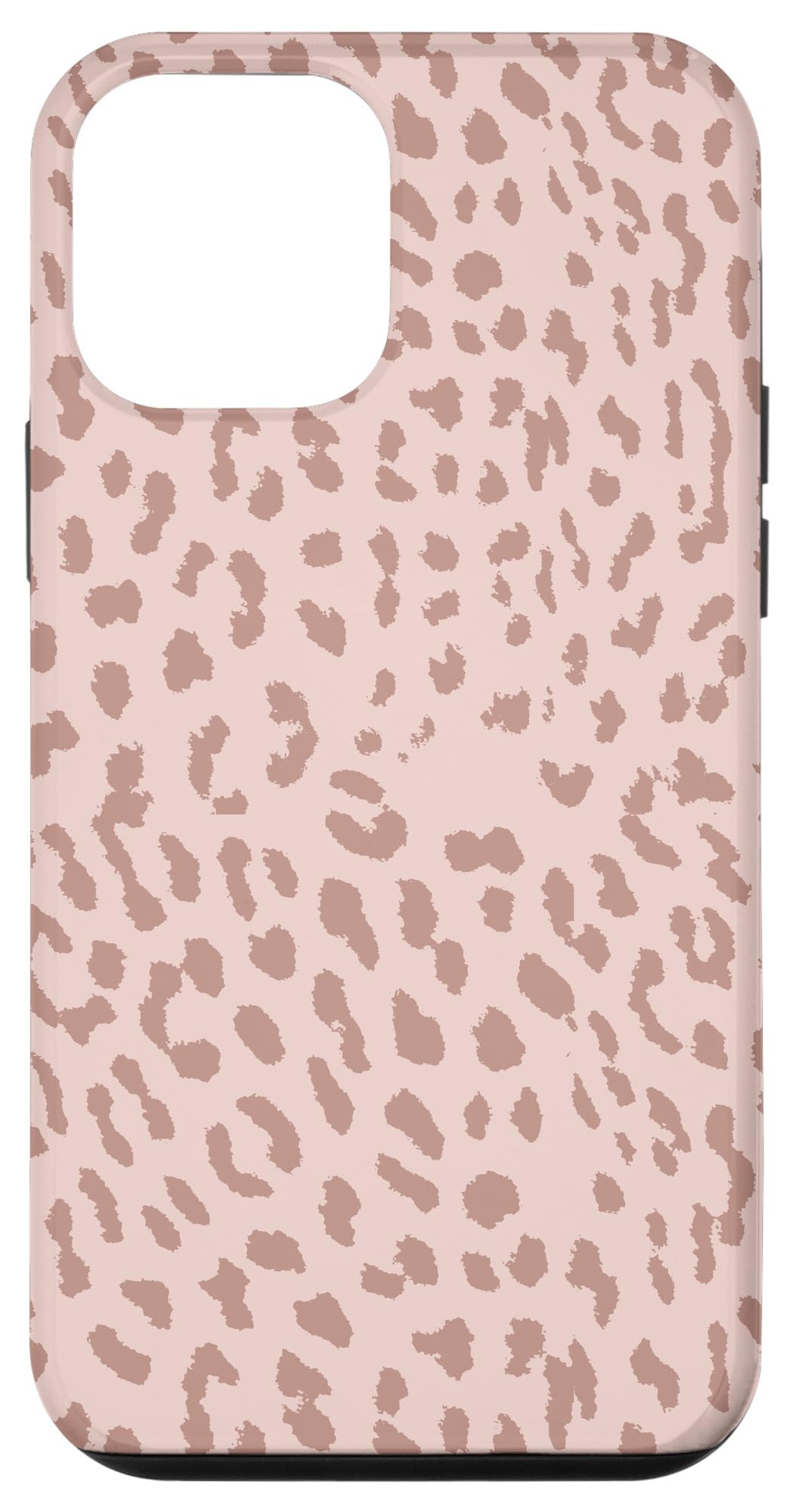 iPhone 12 Mini Case - Rose Pink Leopard Cheetah Jaguar Animal Print Design | Slim Protective Cover for Women & Girls | Perfect for Work, School & Travel