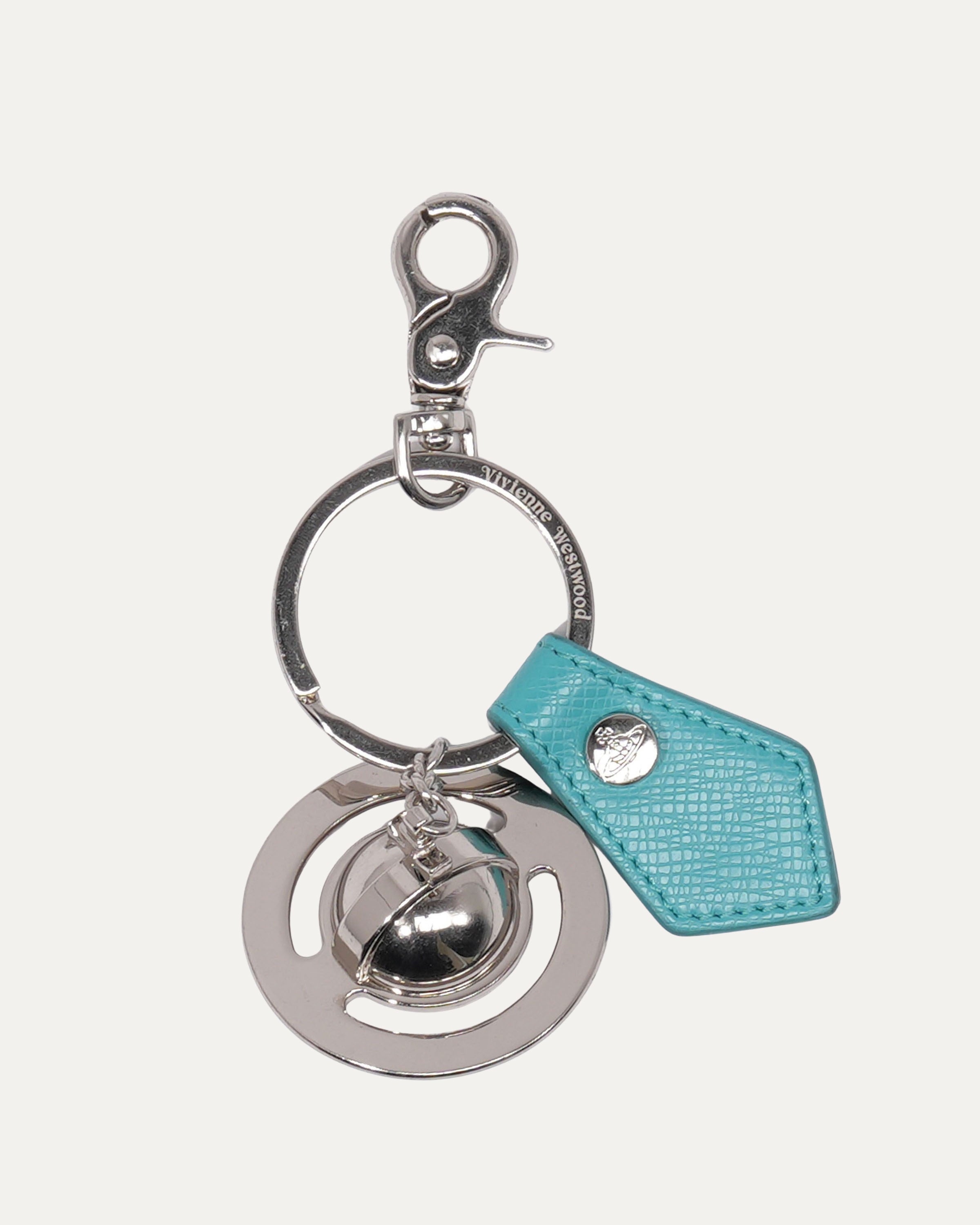 Vivienne Westwood 3D Orb Keychain - Luxury Designer Key Ring for Bags, Wallets & Keys | Perfect Gift for Fashion Lovers & Accessories Collection