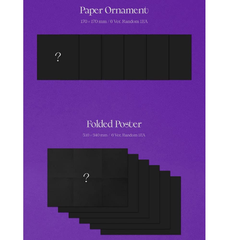 MONSTA X 9th Mini Album - ONE of A Kind (Random Version) K-Pop CD + Folded Poster | Perfect for K-Pop Collectors, Gift for Fans, Music Lovers & Home Decor
