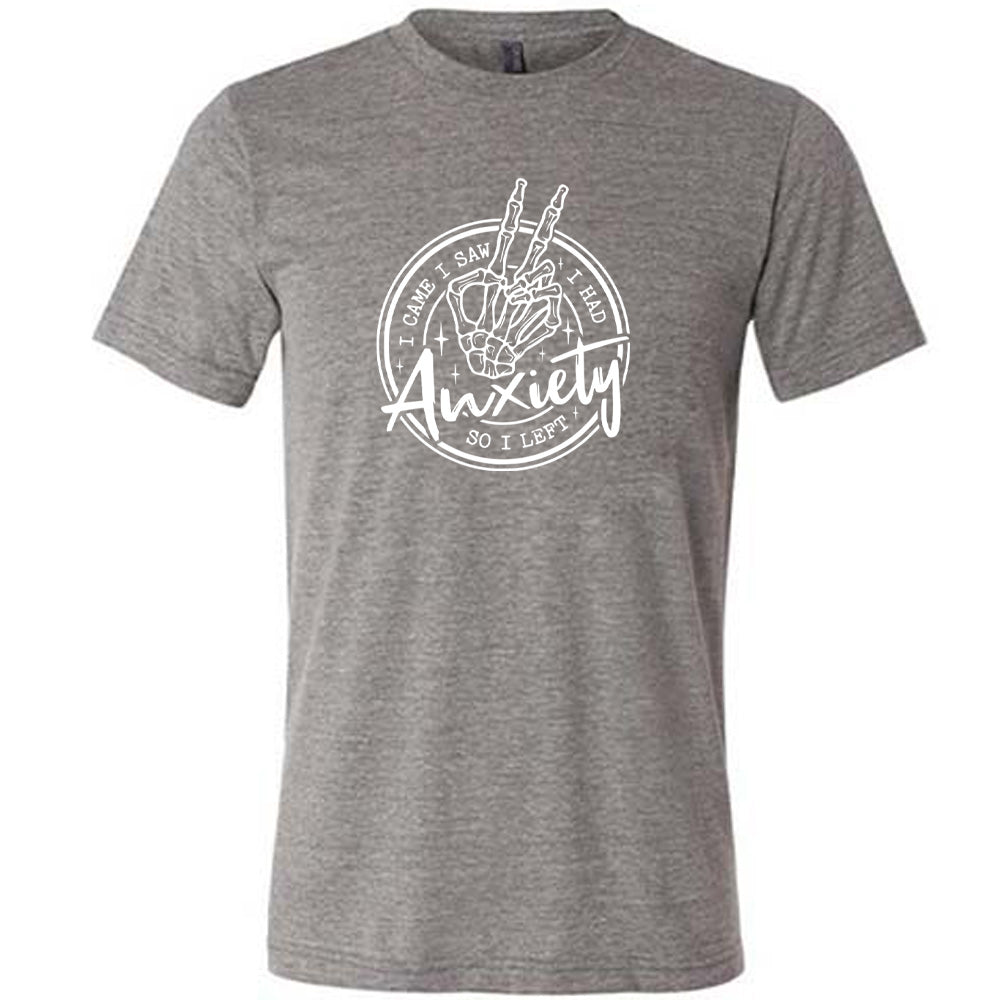 Funny Anxiety Relief T-Shirt - Unisex Humor Graphic Tee for Stress Awareness & Mental Health Support - Perfect for Therapy, Work, or Casual Wear