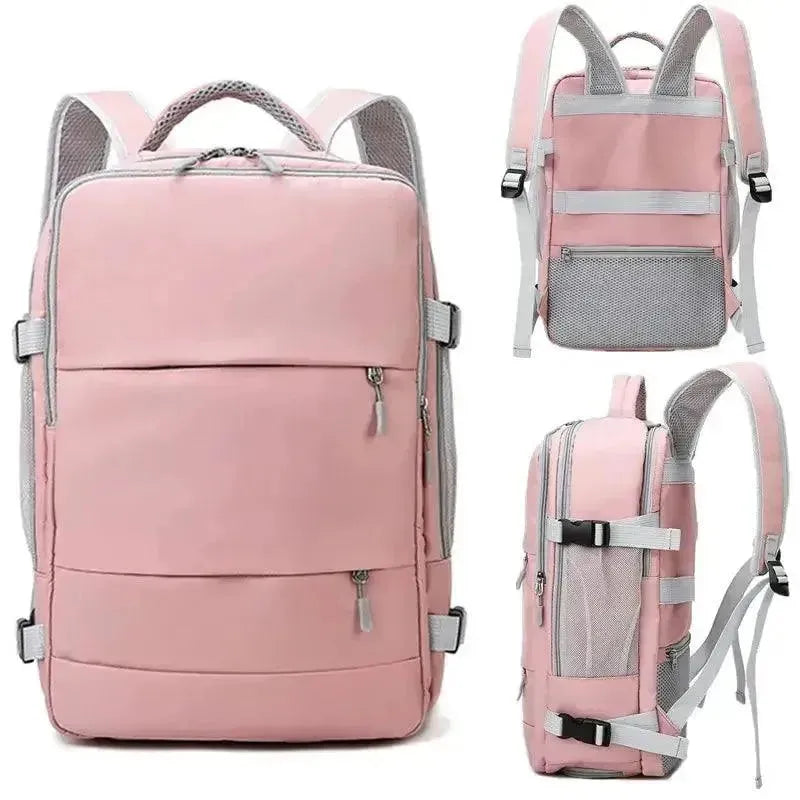 Waterproof Anti-Theft Women's Travel Backpack for Hiking, Commuting & Airplane Carry-On - Lightweight Laptop Backpack with USB Charging Port