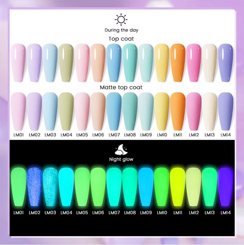 Born Pretty Luminous Macaron Gel Nail Polish - Long Lasting UV LED Soak Off Gel Polish for Salon & Home Manicure - Perfect for Nail Art, French Tips & Special Occasions