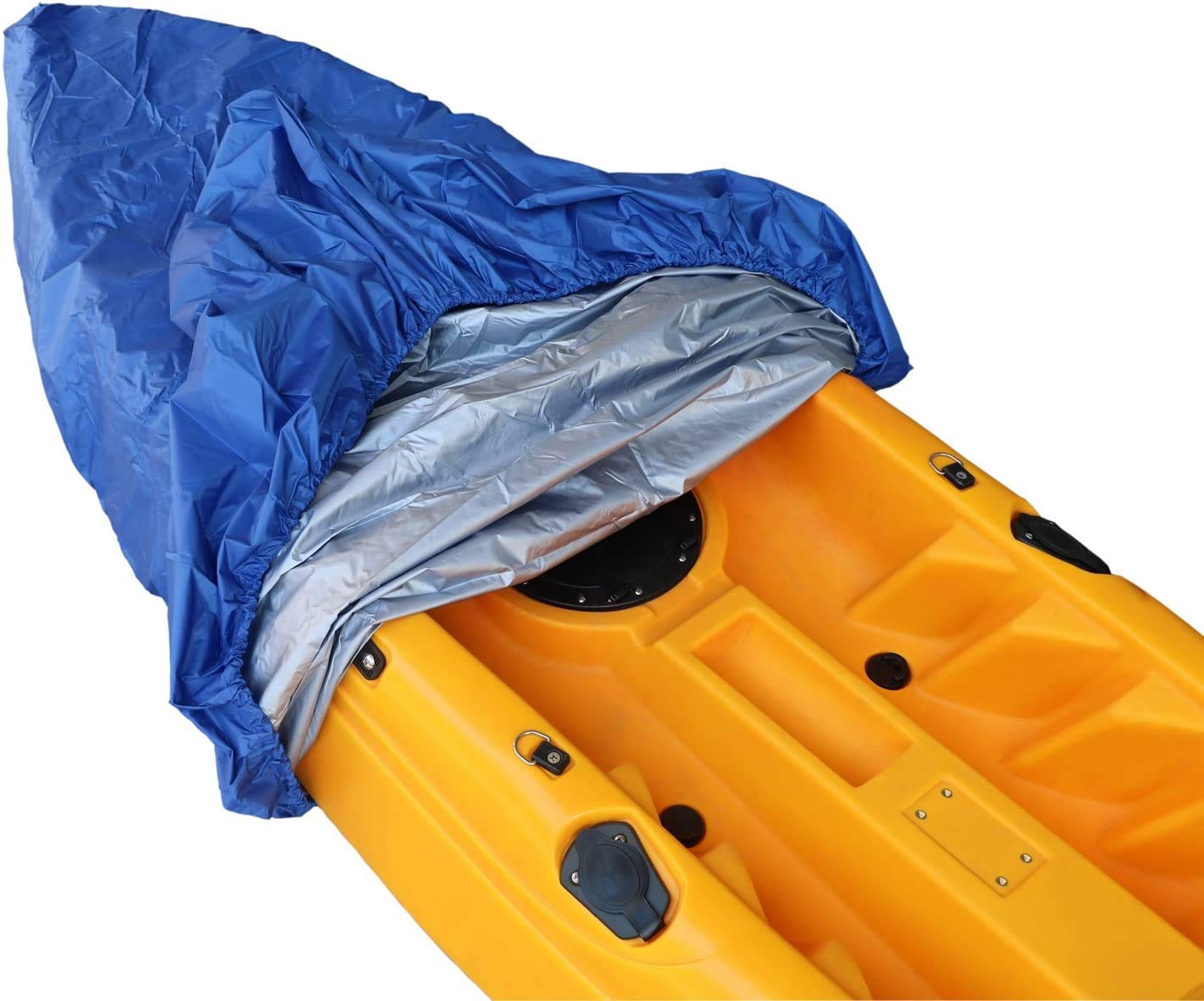 Heavy-Duty Waterproof Kayak Cover - UV Protection for Outdoor Storage | Fishing & Boating Use