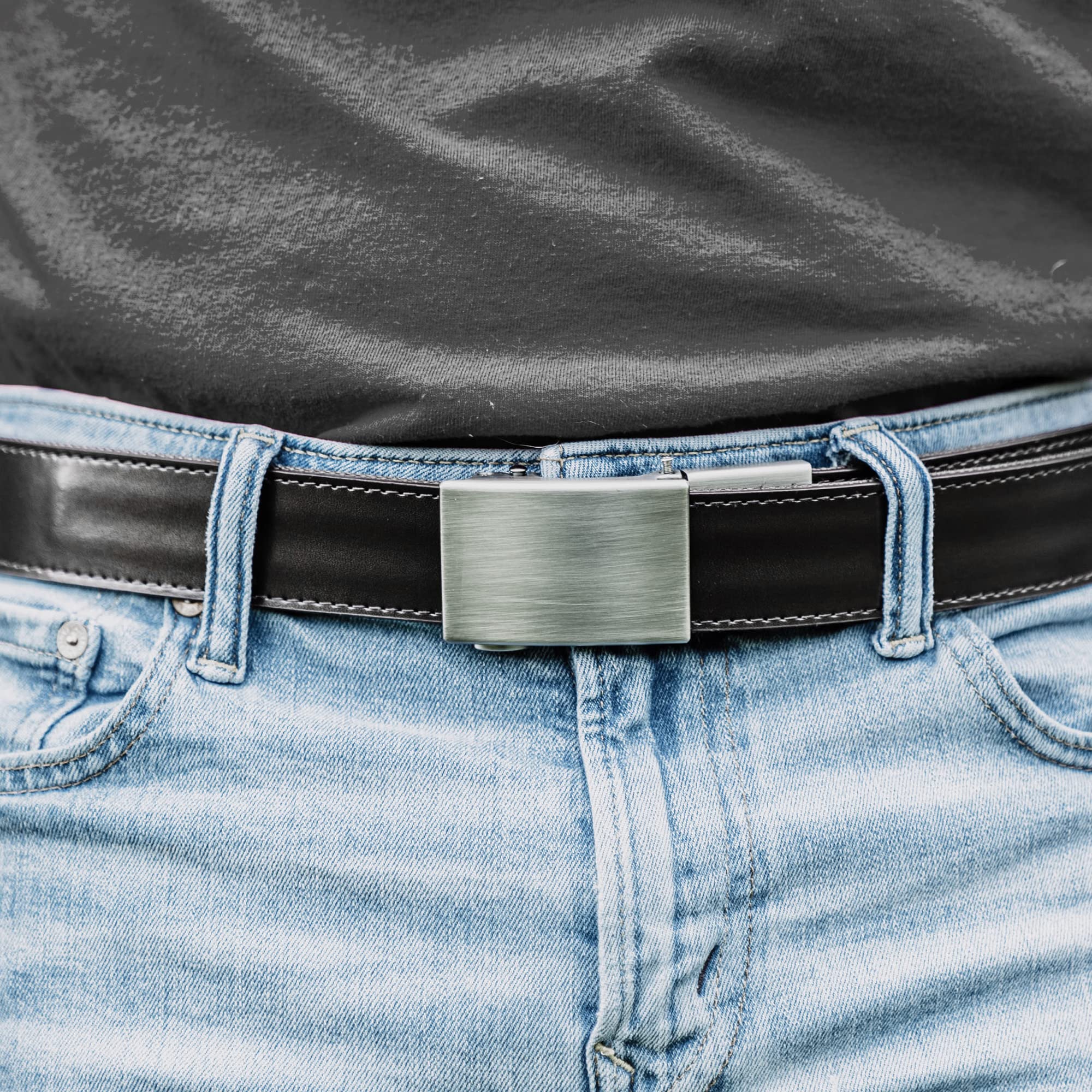 Blade-Tech Ultimate Concealed Carry Gun Belt - Ratcheting Slide Tactical Belt for CCW in Nylon & Leather - Perfect for Everyday Wear, Outdoor Adventures & Tactical Use