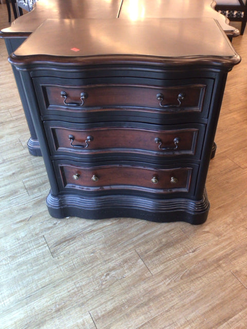 Hooker Dark Wood Three Drawer Chest - Solid Wood Dresser for Bedroom, Living Room & Office Storage - Perfect for Organizing Clothes, Linens & Home Essentials