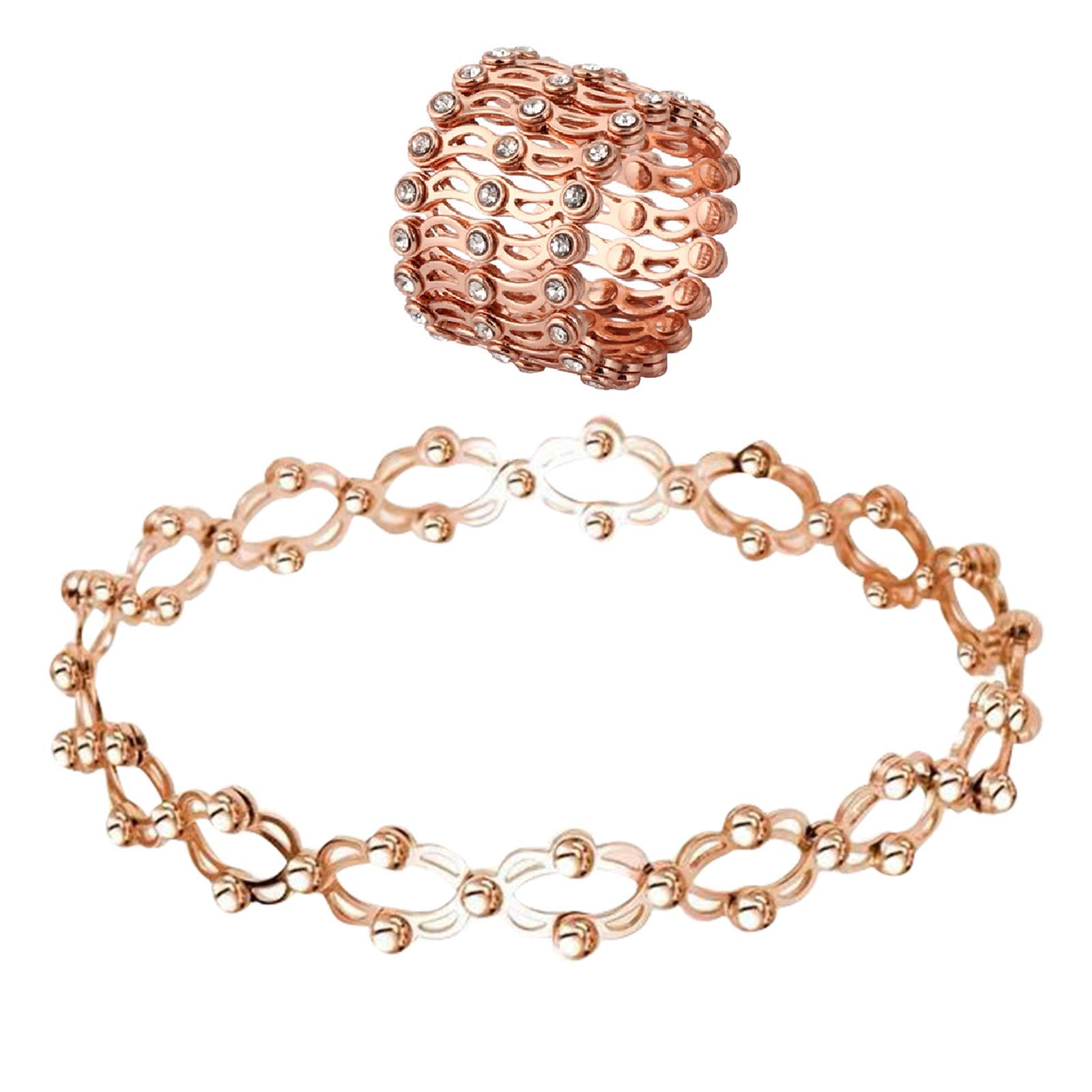 Stylish Adjustable Tennis Bracelet for Women & Men - Convertible to Ring - Retractable Design for Easy Wear - Perfect for Casual, Formal & Sports Occasions