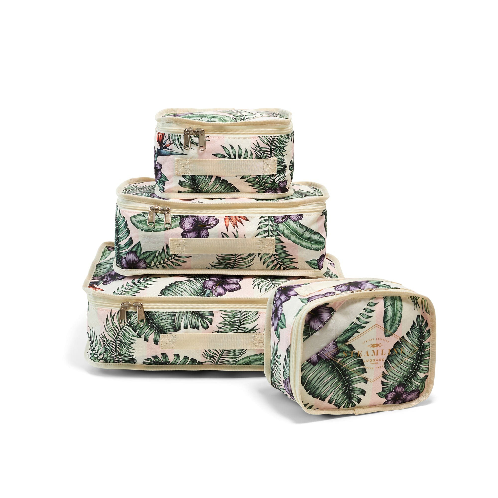 Premium Packing Cube Set for Travel - The Botanist 4-Piece Organizer with Breathable Mesh - Perfect for Suitcases, Backpacks & Weekend Getaways