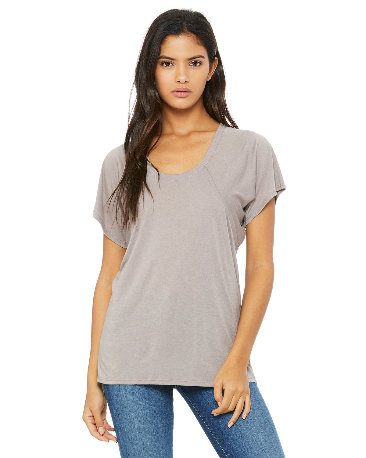 Bella + Canvas B8801 Women's Flowy Raglan T-Shirt - Soft & Comfortable Short Sleeve Tee for Casual Wear, Workout, and Everyday Outfits