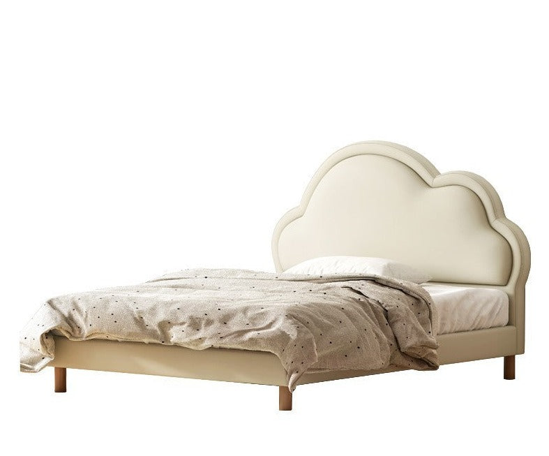 Organic Leather Kids Bed – Premium Handmade Toddler Bed for Safe & Comfortable Sleep – Perfect for Nursery, Bedroom & Daycare