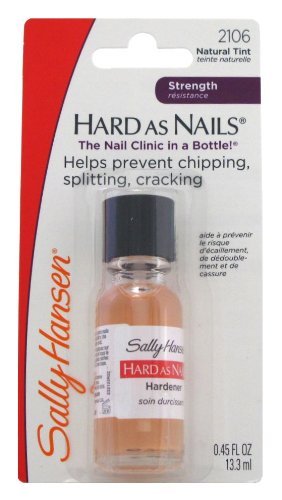 Sally Hansen Hard As Nails Natural Tint Nail Polish - 0.44 fl oz (13ml) - Strengthening & Nourishing Formula for Healthy Nails - Perfect for Daily Use, Manicures & At-Home Nail Care