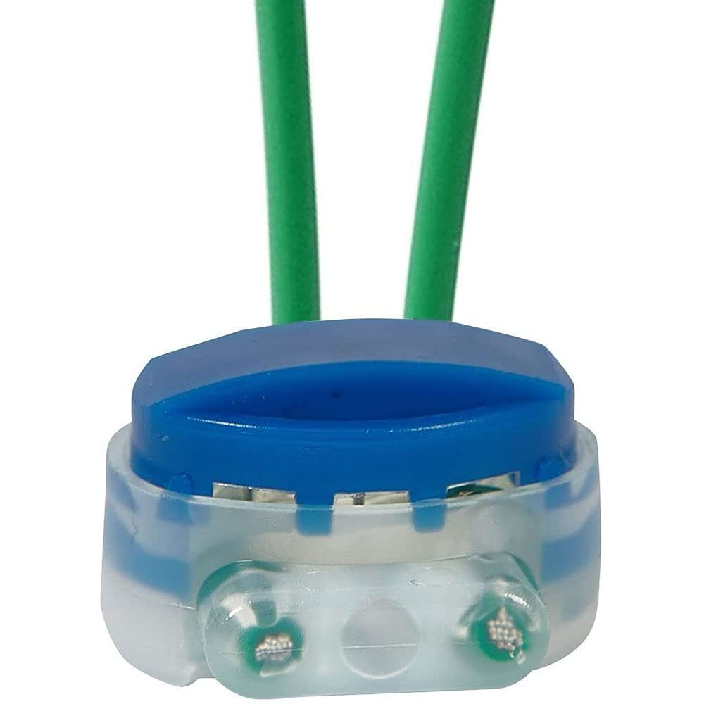 20Pcs Waterproof Wire Connectors - 3 Wire Gel Filled Splice Connectors for Electrical Wiring, Lawn Mowers & Robotic Mowers | Weatherproof Crimp Connectors for Outdoor & Marine Use