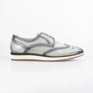 Cavani Mandu Grey Men's Casual Shoes - Comfortable Walking & Dress Shoes for Business, Office & Everyday Wear