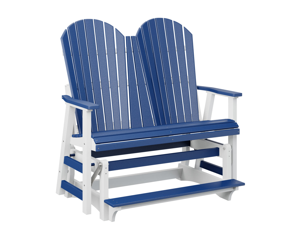 Berlin Gardens ComfoBack Double Counter Glider - Outdoor Patio Swing Bench for Porch, Garden, Deck & Backyard Relaxation