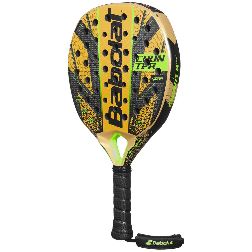 Babolat Counter Veron Tennis Racket - Metallic Gold & Black | Professional Tennis Gear for Competitive Play & Training