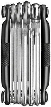 Crank Brothers Multi 10 Bike Repair Tool Kit - Midnight Black | Compact & Durable Multi-Tool for Mountain & Road Bikes | Perfect for Trailside Repairs & Emergency Fixes