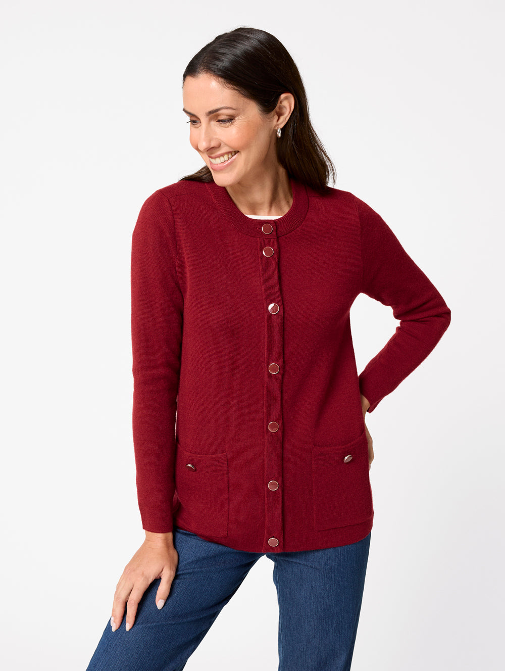 Stylish Mabel Knit Cardigan for Women - Cozy Bared100 140397 - Perfect for Fall Layering & Casual Outfits