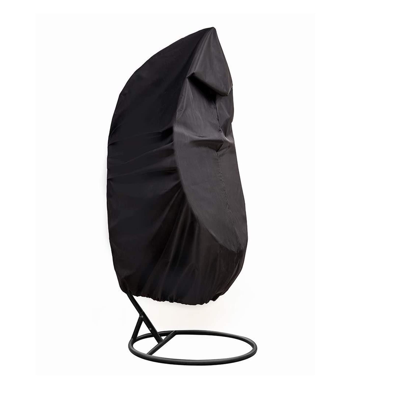 Waterproof Dustproof Patio Chair Cover - 230x200cm Black Rattan Swing Hanging Chair Furniture Protector for Outdoor Use, Garden, Balcony & All-Weather Protection