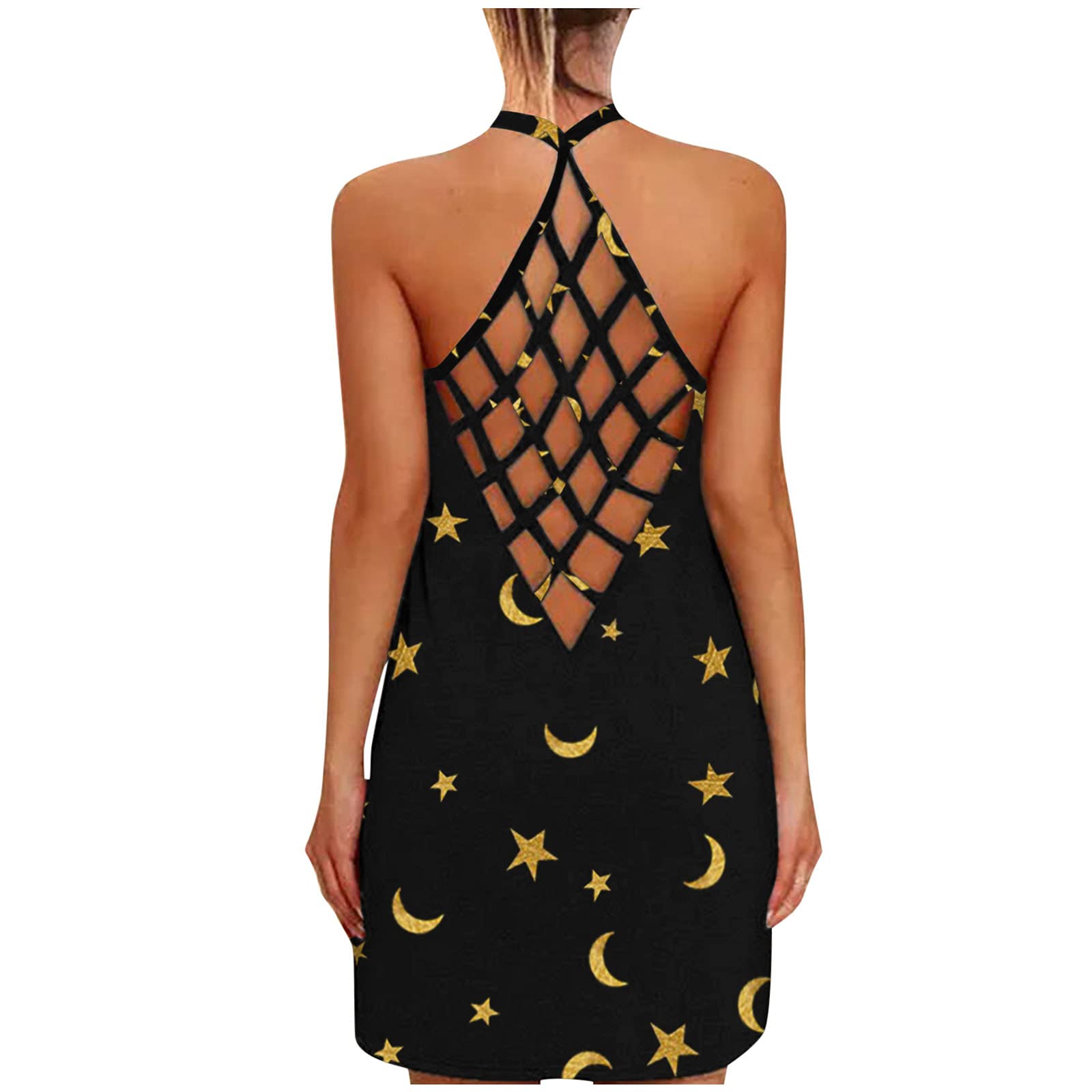 Plus Size Women's V-Neck Long Maxi Dress - Sleeveless Summer Party Cami Dress for Casual Outings, Beach Vacations & Evening Events