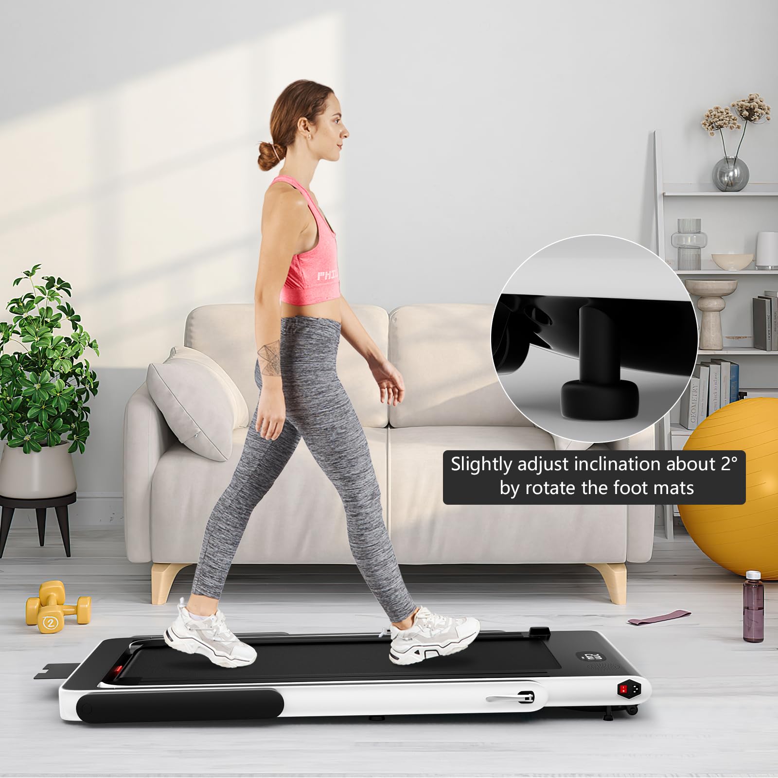 Goplus 1100W Folding Treadmill - Electric Motorized Running Machine for Home Gym Fitness, Cardio Workout & Weight Loss | Compact Space-Saving Design with Support