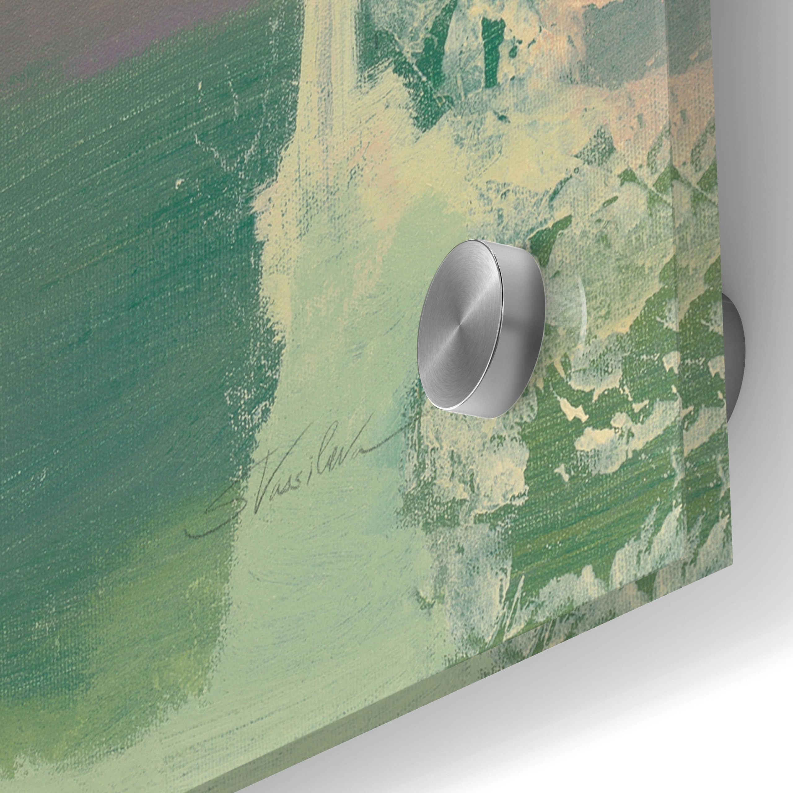 Mid Mod Mood Acrylic Glass Wall Art by Silvia Vassileva - 36x36 Inches Modern Abstract Painting for Living Room, Bedroom & Office Decor
