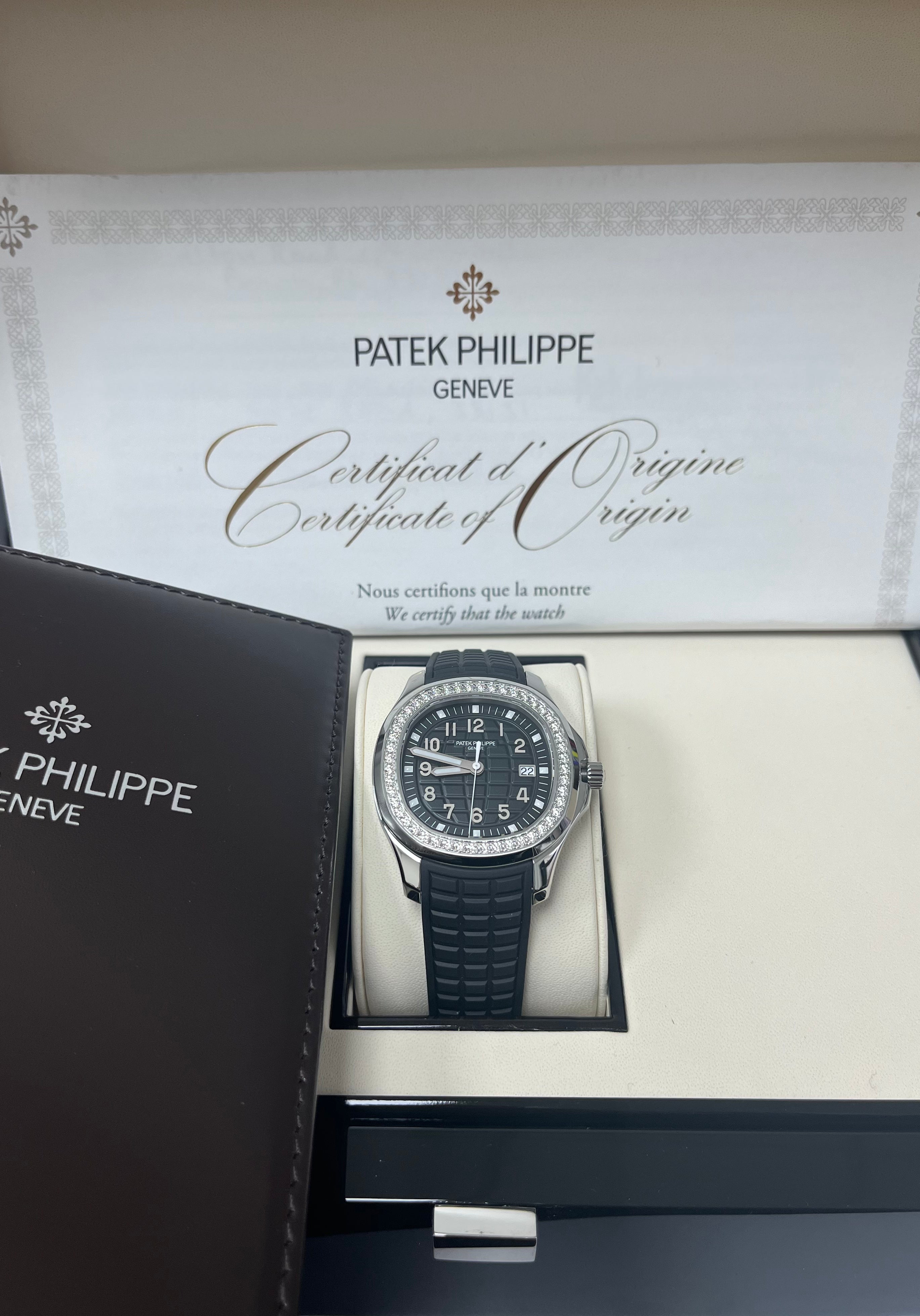 Patek Philippe Aquanaut Luce Black Diamond Dial Stainless Steel Watch Ref. 5267/200A-001 - Luxury Timepiece for Men, Business Meetings & Special Occasions