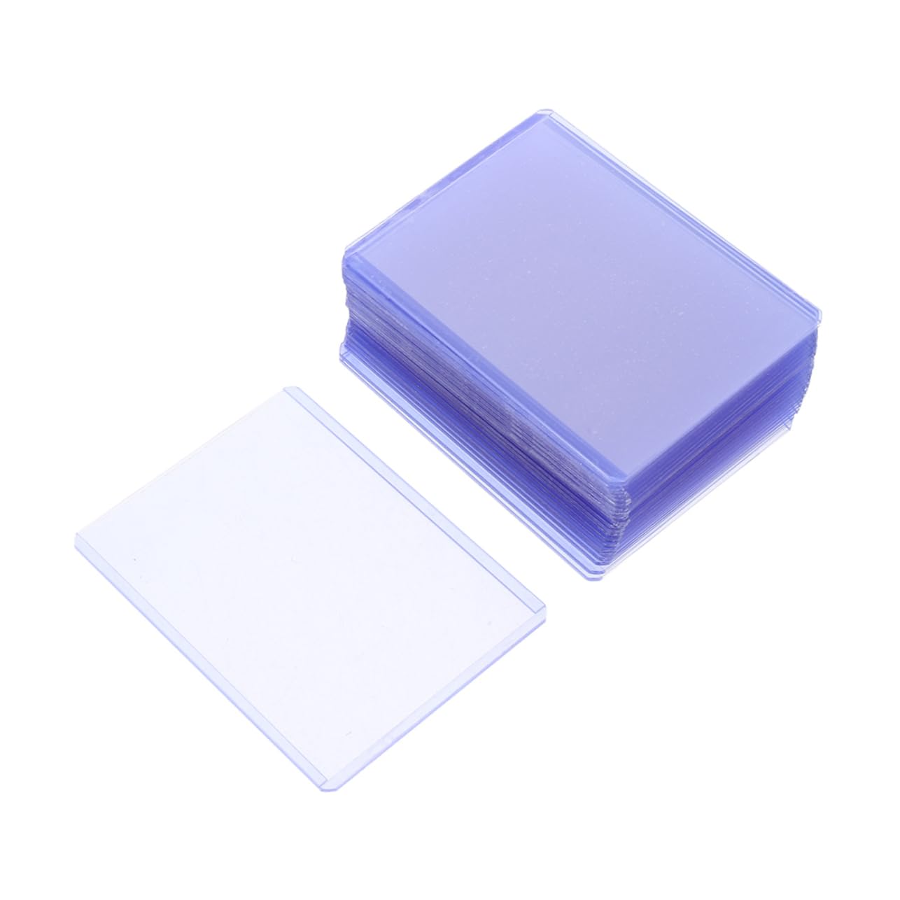 Alasum 30PCS PVC Card Sleeves - Premium Plastic Card Protectors for Baseball Cards, Trading Cards & Collectibles | Perfect for Card Storage, Organization & Game Protection