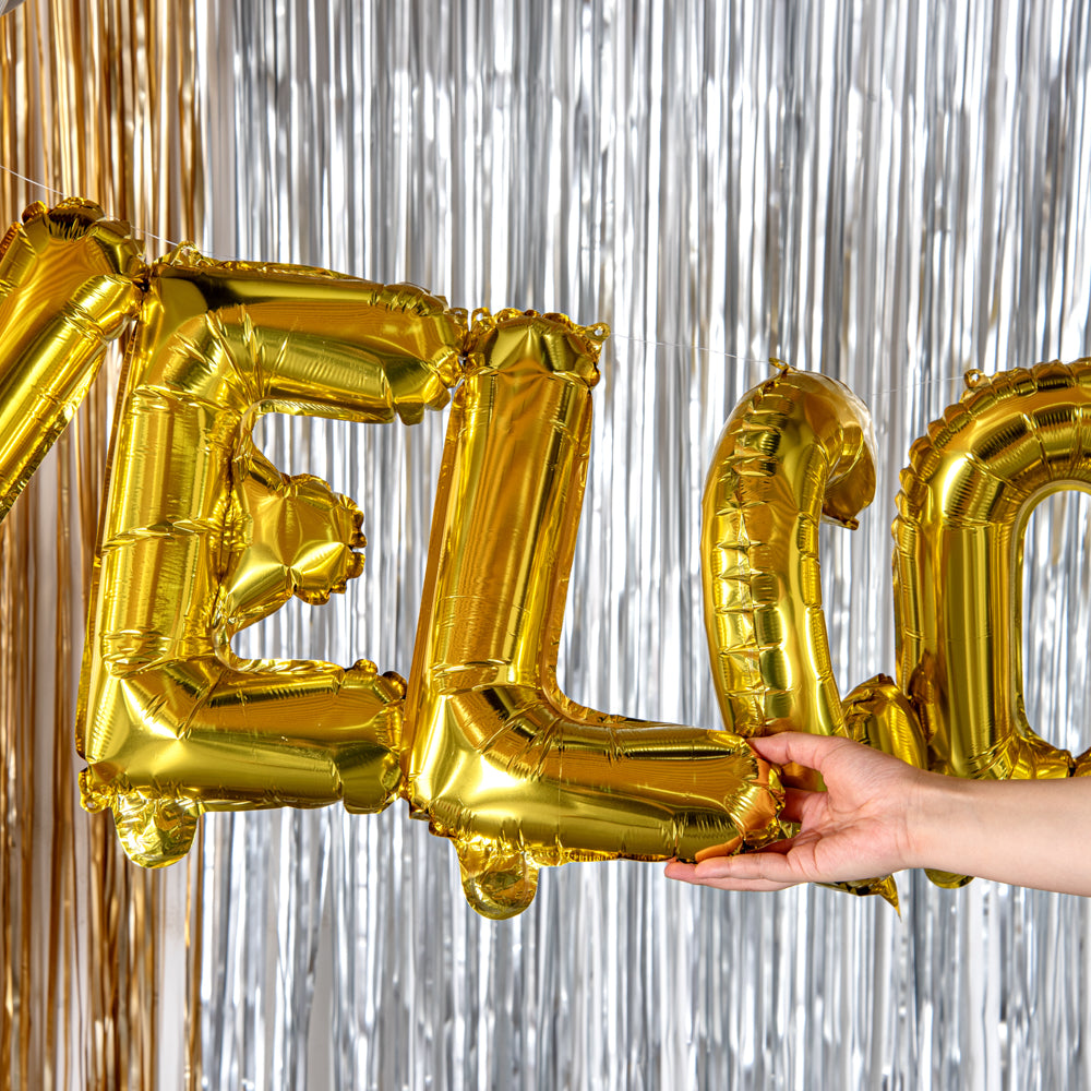 Balloonify Gold Mylar Letter L Balloon - 16 Inch Large Foil Alphabet Balloon for Birthday Party Decorations, Baby Showers & Graduation Celebrations - 1 Count Box