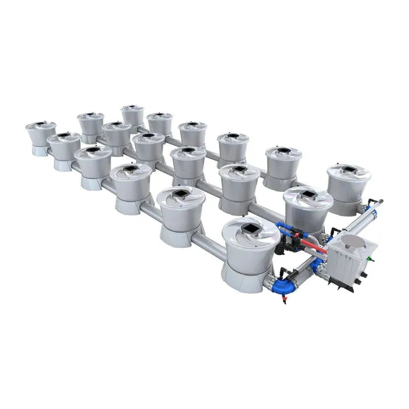 Alien Hydroponics V System Deep Water Culture (DWC) - 18 Pot Hydroponic Growing Kit for Indoor Plants, Herbs & Vegetables | Perfect for Home Gardening, Greenhouse & Urban Farming
