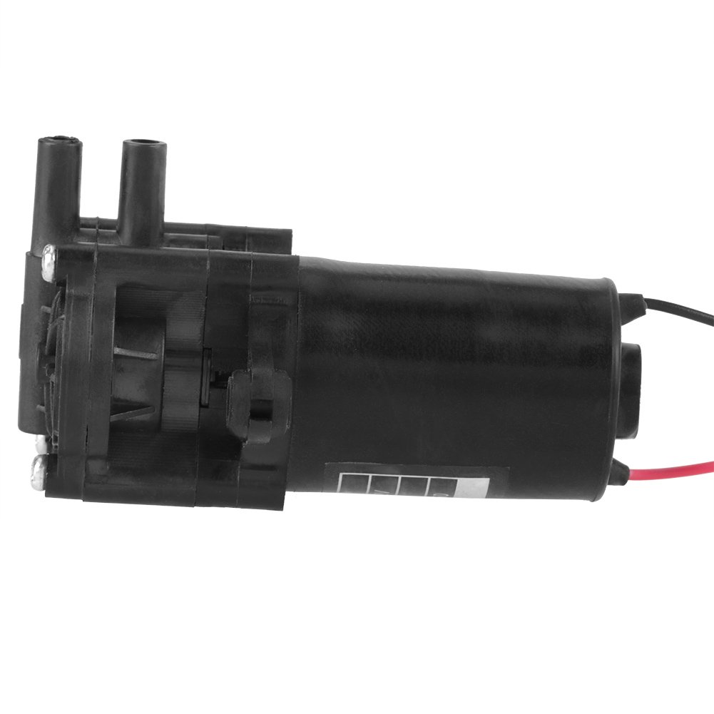 12V DC High Efficiency Self-Priming Water Gear Pump - ZC-A210 Mini Plastic Durable Water Circulation Pump for Automotive, Marine & Home Use