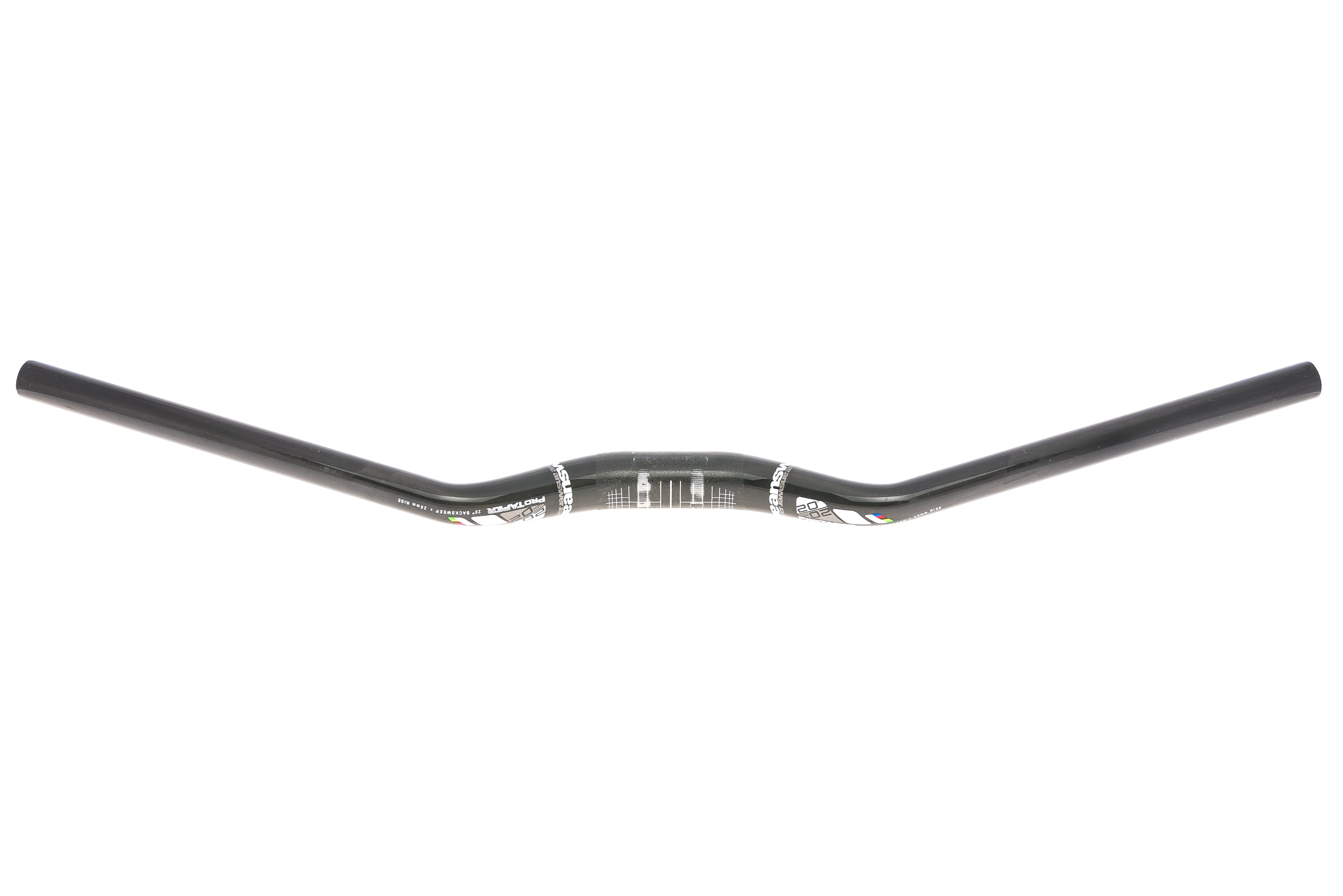 Answer ProTAPER 31.8mm x 730mm 20mm Rise Carbon Black Handlebar - Lightweight MTB/BMX Bicycle Handlebar for Mountain Biking & Urban Commuting