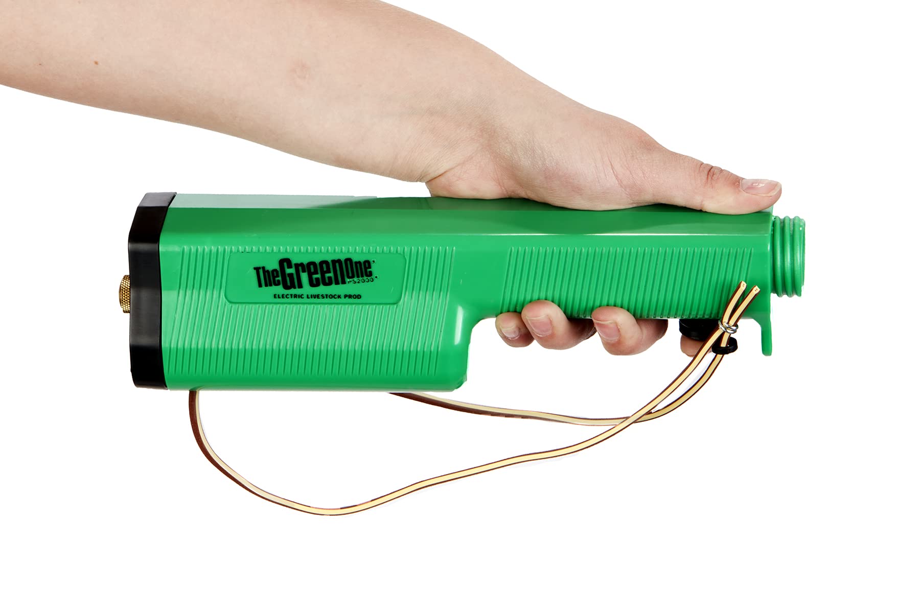 Hot-Shot® HS2000 Electric Livestock Prod Replacement Handle - Durable Green Handle for Cattle Prods | Perfect for Farm Use, Livestock Handling & Animal Training