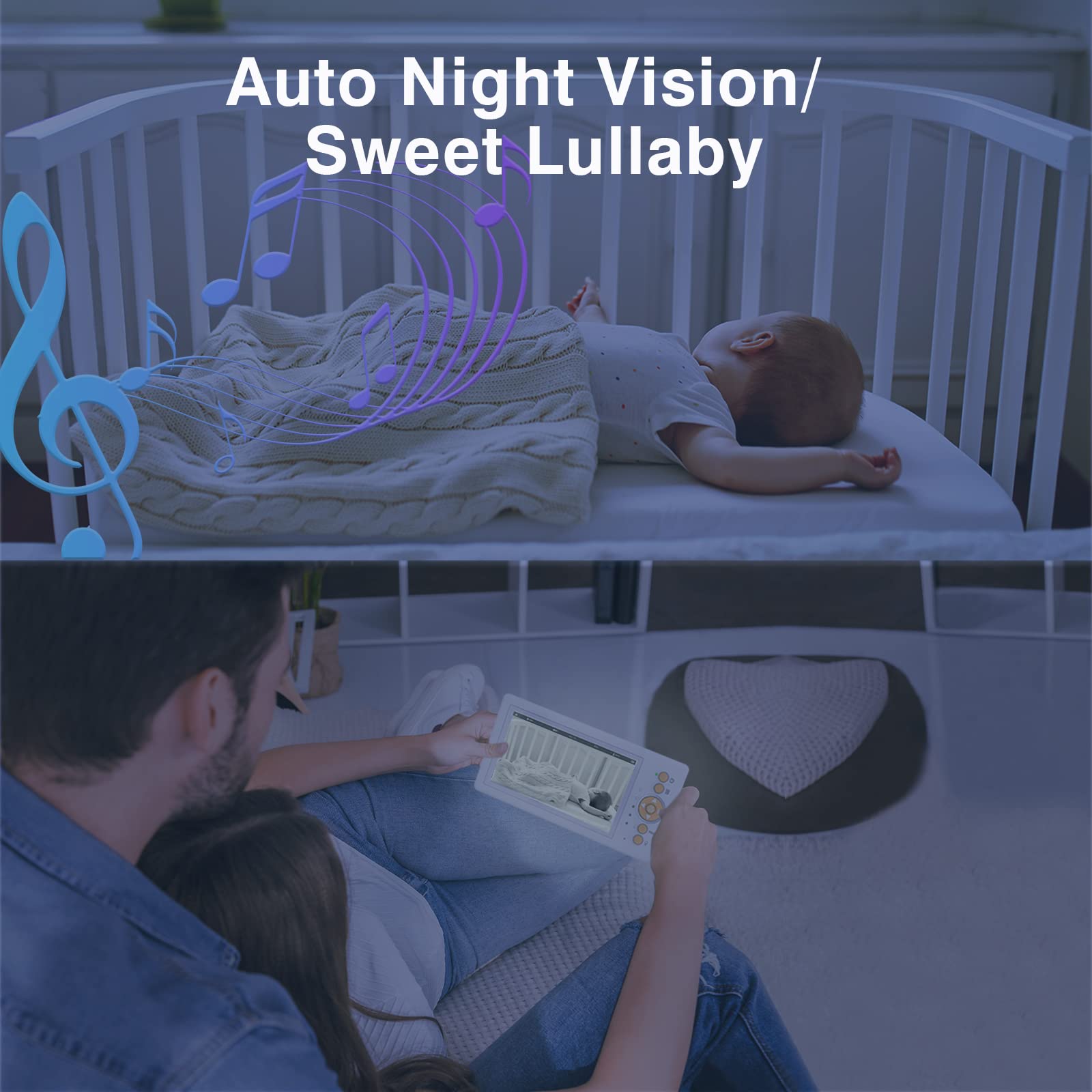 Add On Camera Unit for Model B155 Baby Monitor - Expandable Up to 4 Cameras, Yellow | Wireless Security Camera for Nursery, Kids Room & Home Monitoring