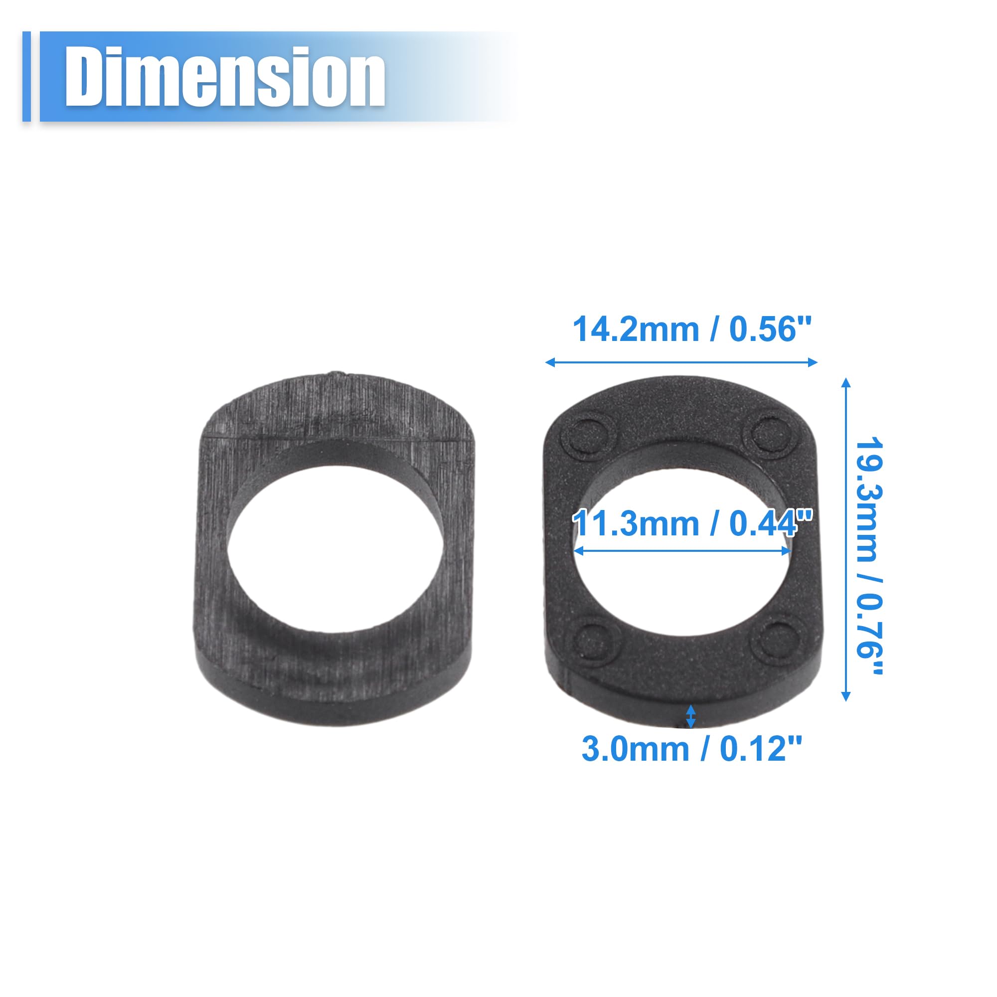 uxcell 8pcs Power Seat Track Repair Kit - Replacement Bushings for Dodge Chrysler Jeep No.5011119AA/5016605AA - Fix Loose Wobbly Car Seats for Smooth Adjustments