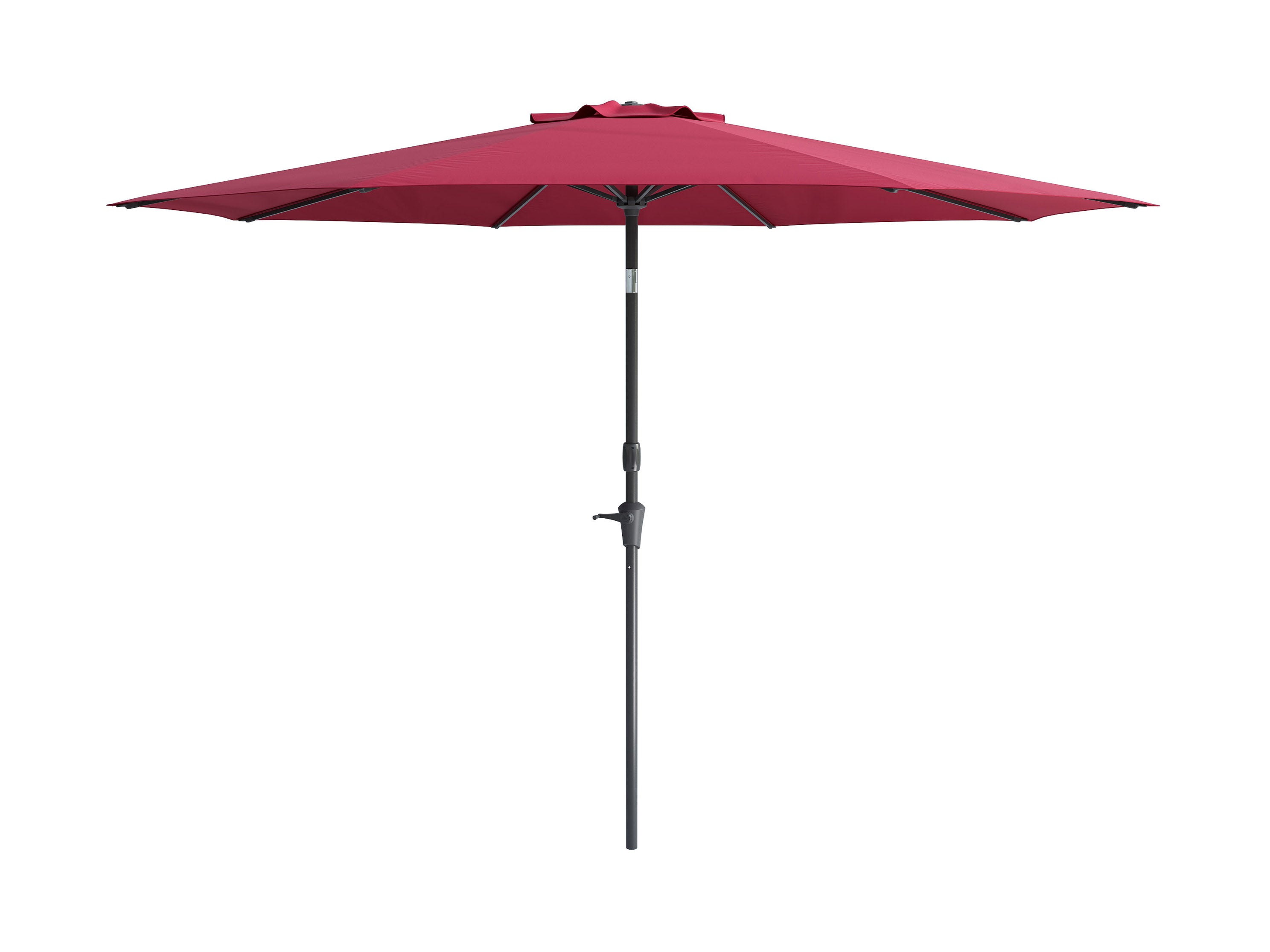 10ft Wind Resistant Wine Red Patio Umbrella - Outdoor Dining, Poolside Lounging, and Backyard Relaxation