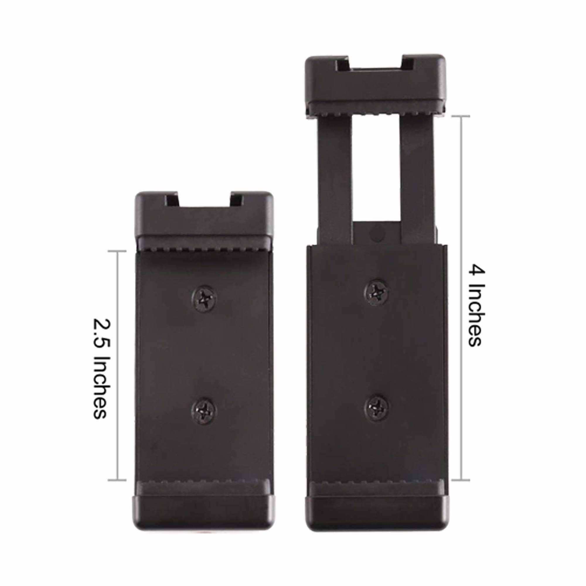 Vidpro CL-2 Universal Smartphone Tripod Mount with Cold Shoe & 1/4-20 Thread - Compatible with iPhone, Samsung & Phones up to 4