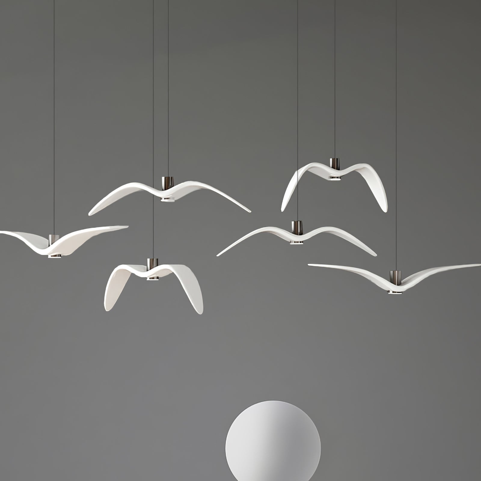 Aviara Modern LED Pendant Light Fixture - Dimmable Hanging Chandelier for Kitchen Island, Dining Room & Bedroom Lighting