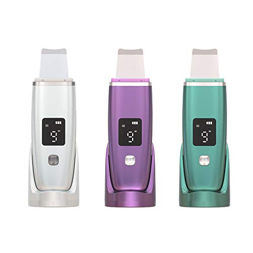 Portable Ultrasonic Facial Cleanser - Deep Pore Cleaner for Face & Body - Electric Skin Scrubber for Blackhead Removal & Exfoliation - Perfect for Daily Skincare Routine & Spa Treatments