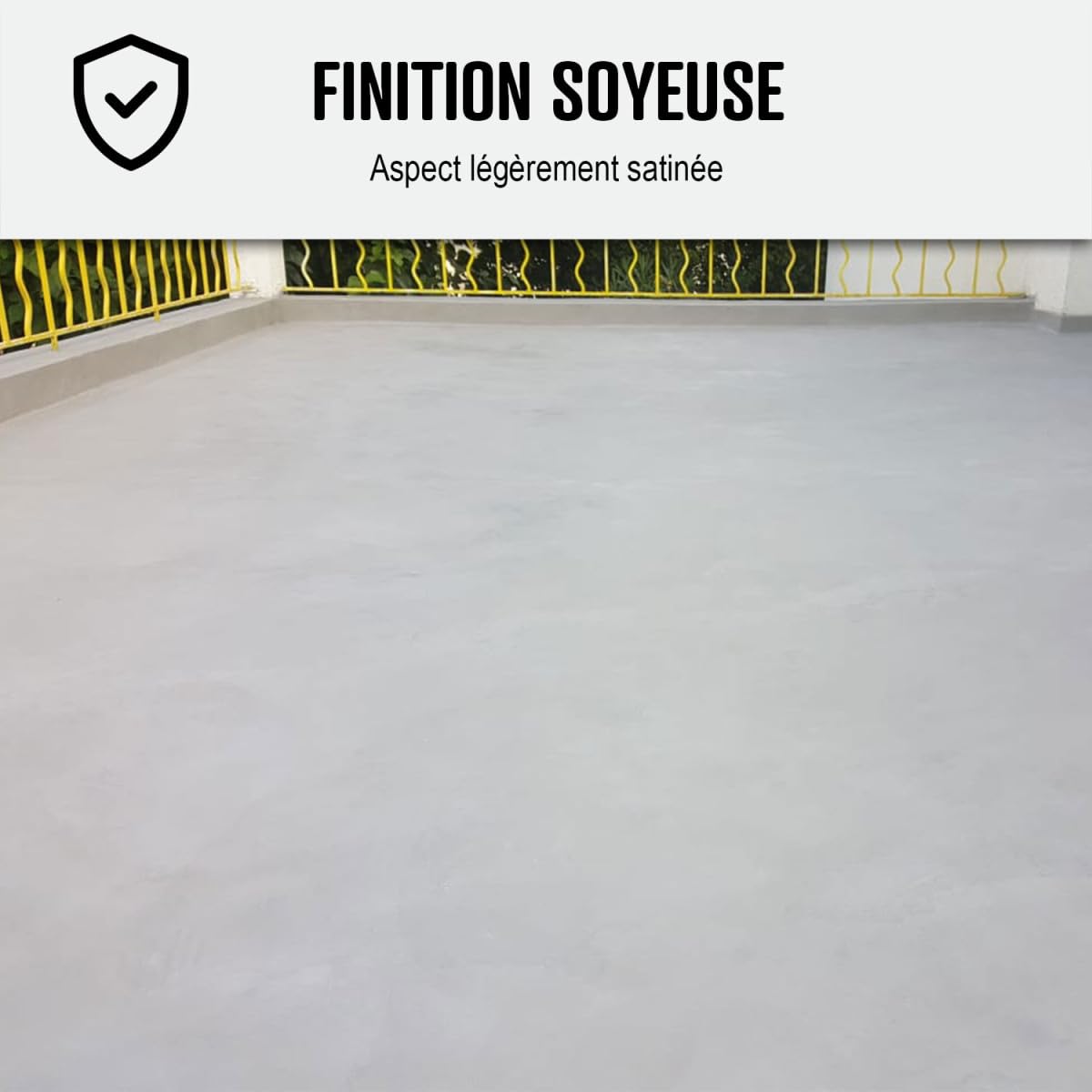 High-Resistance Two-Component Concrete Polish Varnish for Outdoor Use - HIGHPROTECT - Covers 5 m² (2 Coats) - ARCANE INDUSTRIES - Ideal for Driveways, Patios & Industrial Floors