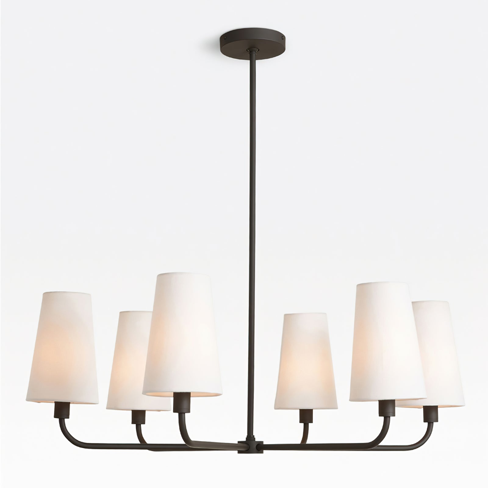 Ansel Chandelier - Modern Crystal Ceiling Light Fixture for Dining Room & Living Room | Elegant Lighting Decor for Home & Office