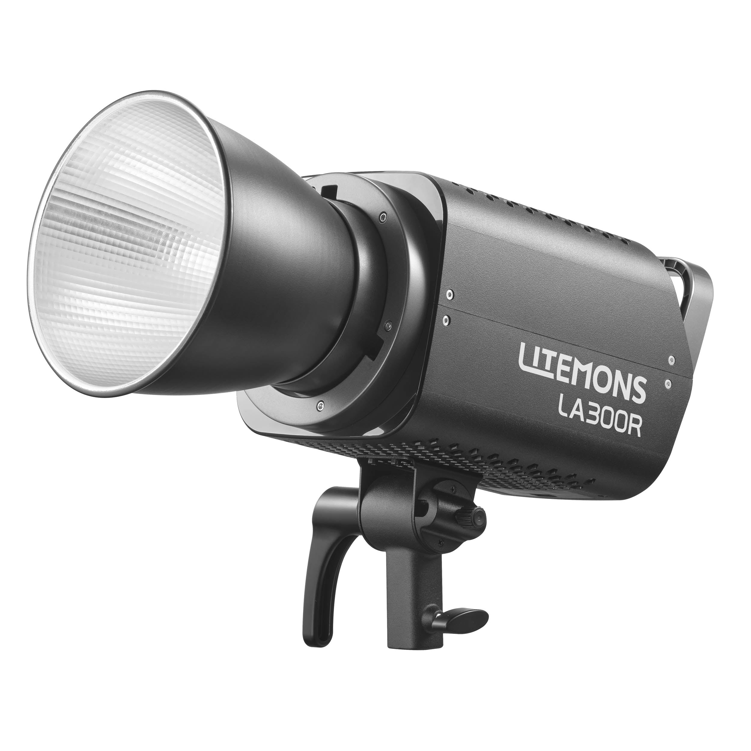 LITEMONS LA300R Full Color RGB COB LED Studio Light - Professional Video Lighting for Photography, YouTube & Live Streaming (Black) - Perfect for Studio, Vlogging & Content Creation