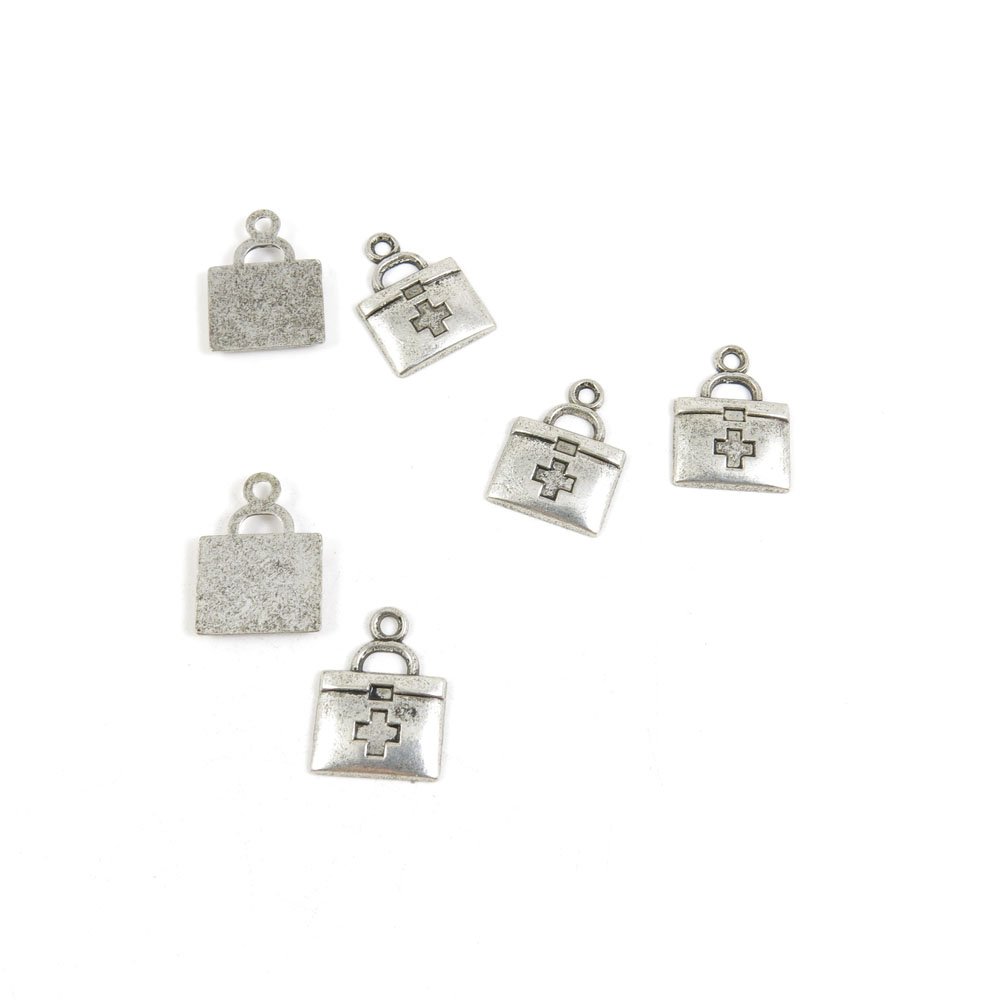 480Pcs Antique Silver Tone Jewelry Charms - Vintage Medicine Box Pendants for DIY Crafting, Jewelry Making Supplies (Great for Necklaces, Bracelets, Scrapbooking & Gift Making)